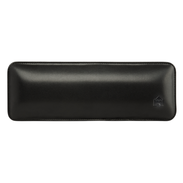 Bailey 60 Percent Size Keyboard Leather Wrist Rest Black – Straight Shot