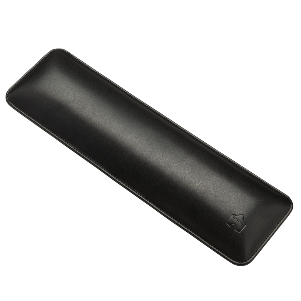 Bailey TKL Size Keyboard Leather Wrist Rest Black – Featured Shot