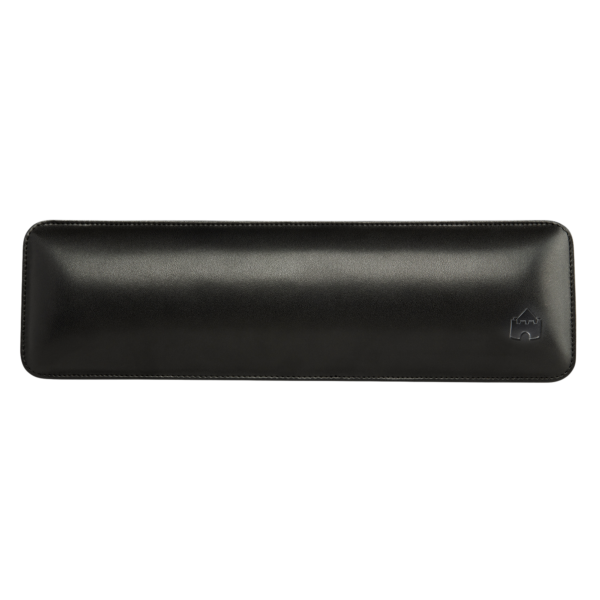 Bailey TKL Size Keyboard Leather Wrist Rest Black – Head On Shot