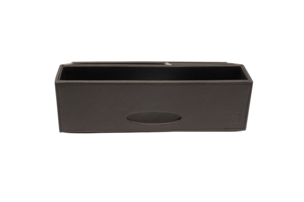 Armory Leatherette Stackable Caddy Desk Organizer - Back Shot