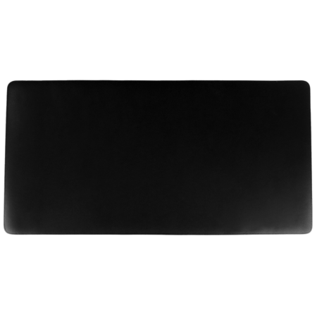 Courtyard Leatherette Desk Pad Mat Blotter Black No Logo - Featured Shot
