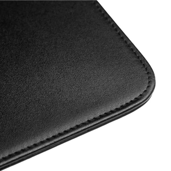 Moat Leather Mouse Pad Black No Logo - Closeup Shot