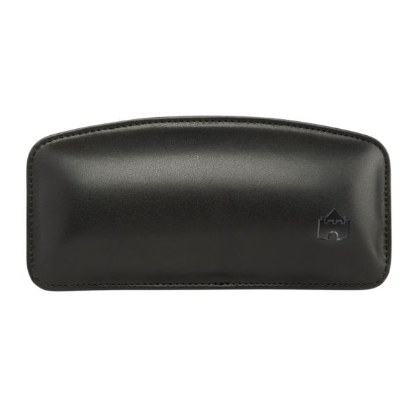 Motte Leather Mouse Wrist Rest Black – Head-on Shot